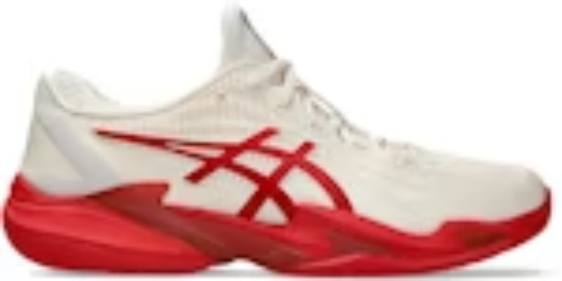 Men Sneakers Court FF 3 Novak Cream Classic Red Trending Takkies