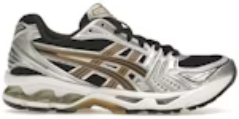 Men Sneakers Gel Kayano 14 Black Coffee Silver Fashion Takkies