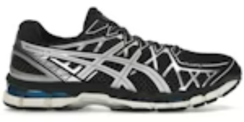 Men Sneakers Gel Kayano 20 Black Pure Silver Slip On Takkies