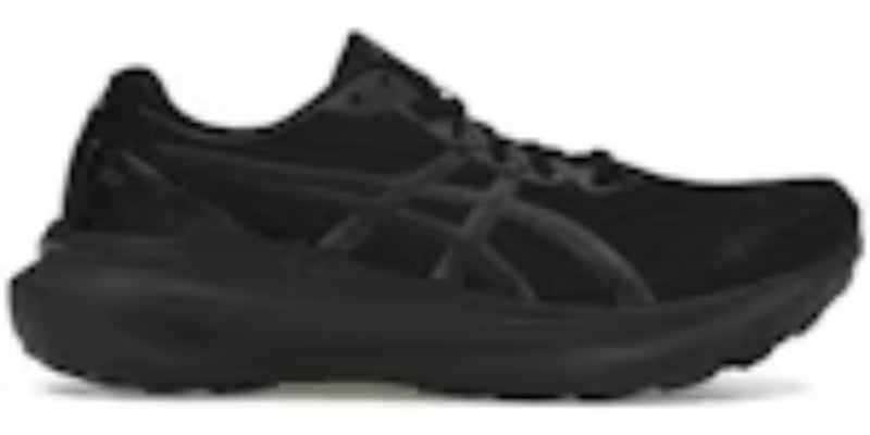 Men Sneakers Gel Kayano 30 Triple Black Plain Takkies