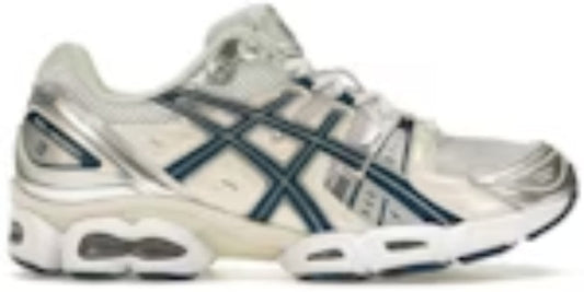 Women Sneakers Gel Nimbus 9 White Light Indigo Running Takkies