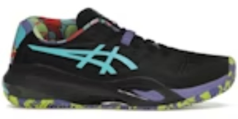 Men Sneakers Gel Resolution X Padel L.E. Black Energy Aqua Safety Takkies