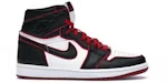 Takkies 1 Mid White Metallic Gold Obsidian Shoes