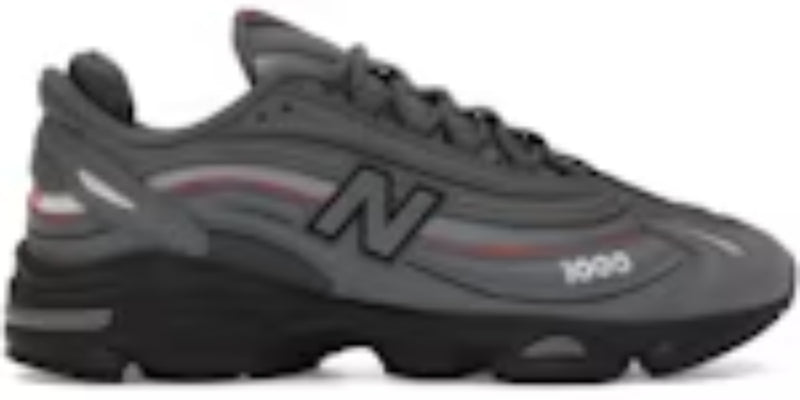 Men's Best Takkies Walking N 1000 Grey Bright Red Sneakers Shoes