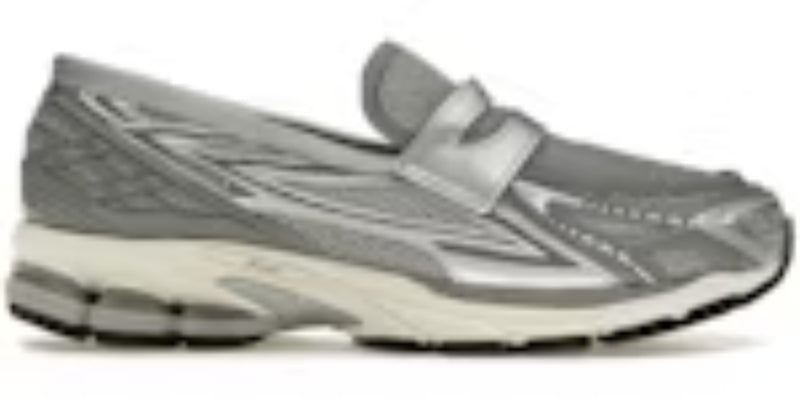 Men's Best Running Takkies N 1906L Metallic Silver Sneakers Shoes