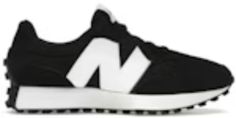 Men's Classic Takkies N 327 Black White N Logo Sneakers Shoes