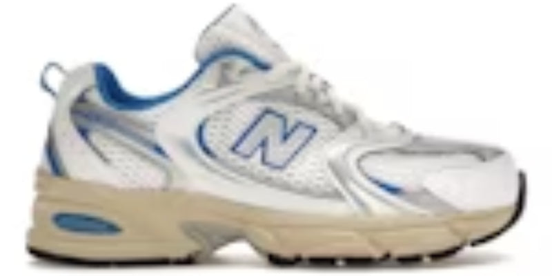 Men's Slip On Takkies N 530 White Blue Oasis Sneakers Shoes