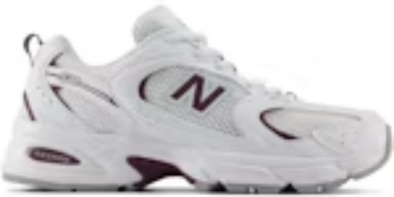 Men's Sport Takkies N 530 White Dark Ice Wine Sneakers Shoes