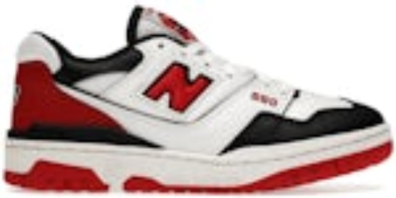 Men's Cool Takkies N 550 White Red Black Sneakers Shoes