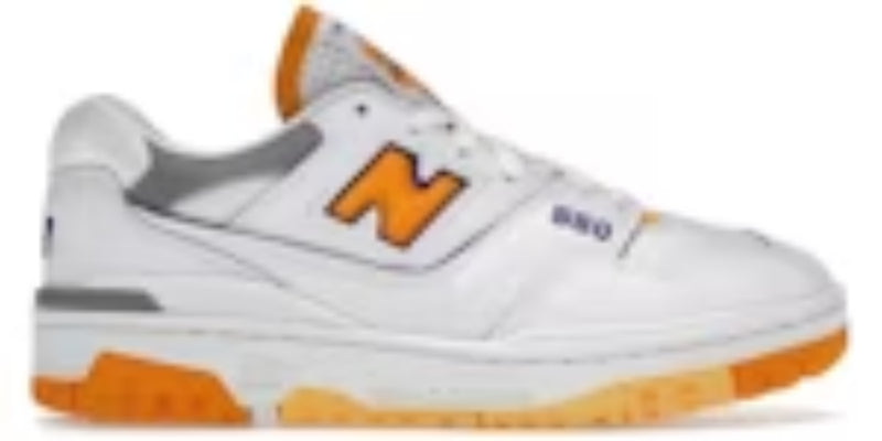 Men's Takkies Shop N 550 White Vibrant Orange Sneakers Shoes