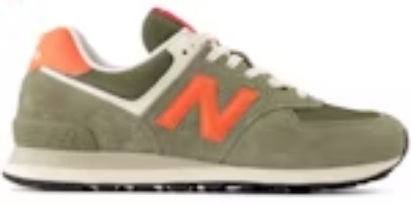 Men's Runner Takkies N 574 Dark Olivine Flare Sneakers Shoes