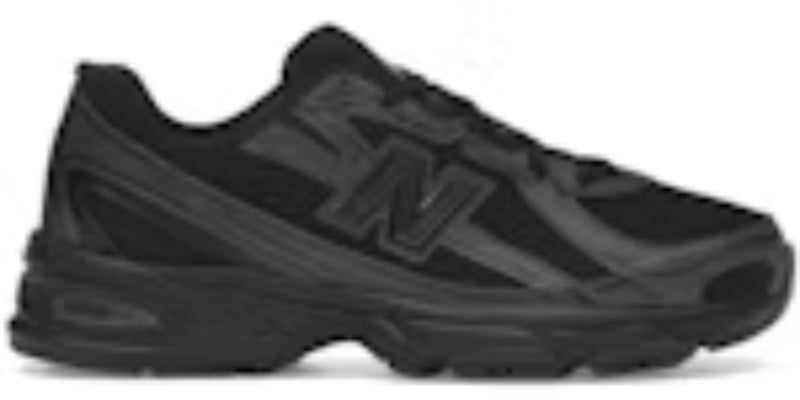 Men's Best Takkies Running N 740 Triple Black Sneakers Shoes