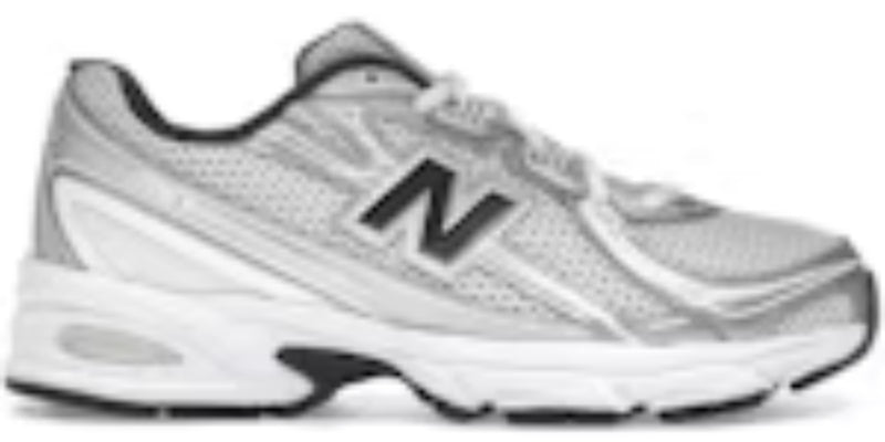 Men's Cheap Takkies Sale N 740 White Silver Metallic Navy Sneakers Shoes