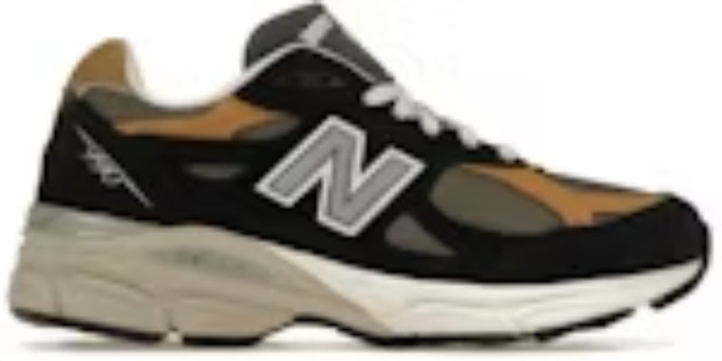 Men's Running Takkies N 990v3 MiUSA Black Tan Sneakers Shoes