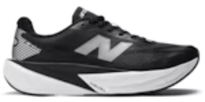 Men's Waterproof Takkies N FuelCell Rebel v5 Black Silver White Sneakers Shoes