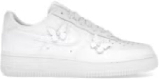 Womens Air Cusion 1 Low Butterfly White Nice Takkies Shoes Sneakers