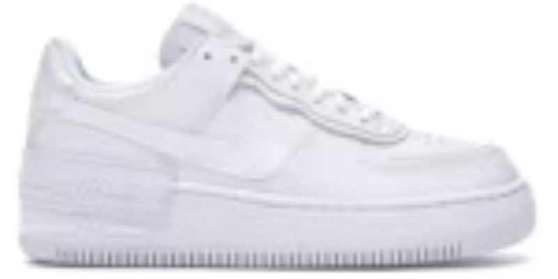 Womens Air Cusion 1 Low Shadow Triple White Nice Takkies Shoes Sneakers