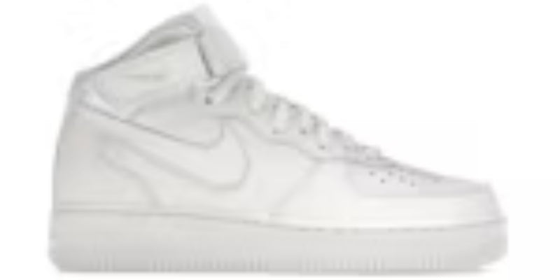 Womens Air Cusion 1 Mid Triple White Takkies Sale Shoes Sneakers