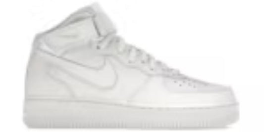 Womens Air Cusion 1 Mid Triple White Takkies Sale Shoes Sneakers