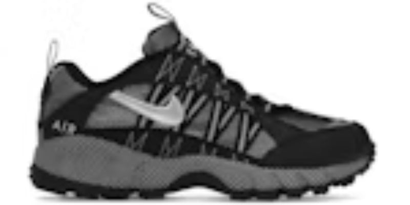 Mens Air Humara QS Black Metallic Silver Runner Takkies Shoes Sneakers