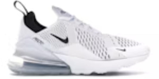 Womens Air Cusion 270 White Black Takkies Shoes Sneakers