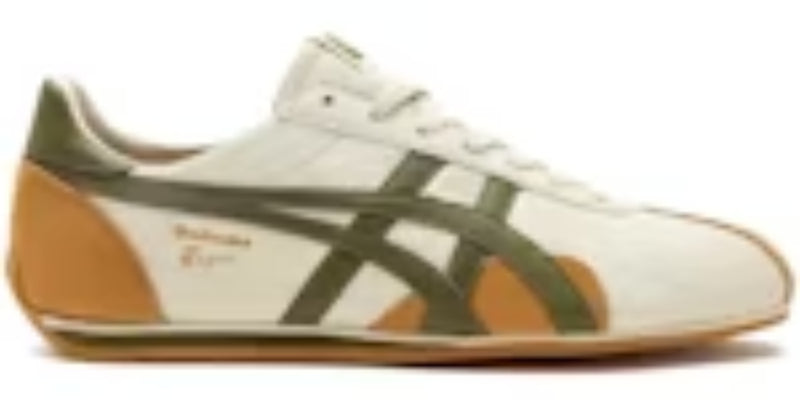 Men Sneakers Onitsuka Tiger Runspark Beige Olive Green Mustard Yellow Takkies Sale
