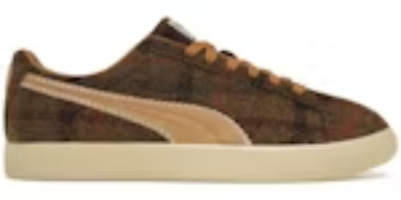 Men's Takkies P Clyde Harris Tweed Chamomile Caramel Latte Sneakers Shoes