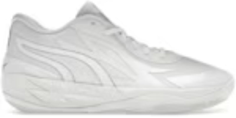 Men's Beautiful Takkies P LaMelo Ball MB.02 Lo White Silver Sneakers Shoes