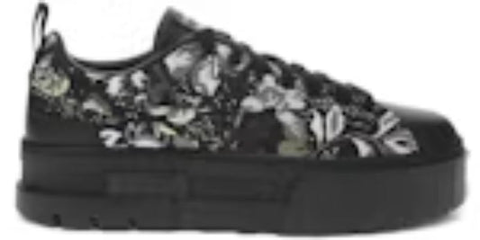 Women's Slip On Takkies P Mayze Dark Floral Embroidery Sneakers Shoes