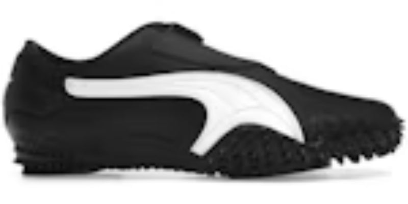 Men's Cheap Takkies Sale P Mostro Perforated Leather Black White Sneakers Shoes