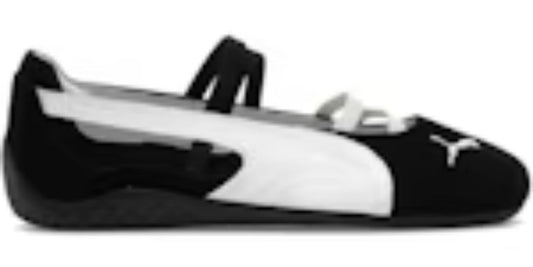 Women's Best Takkies Walking P Speedcat Ballet Black White Sneakers Shoes