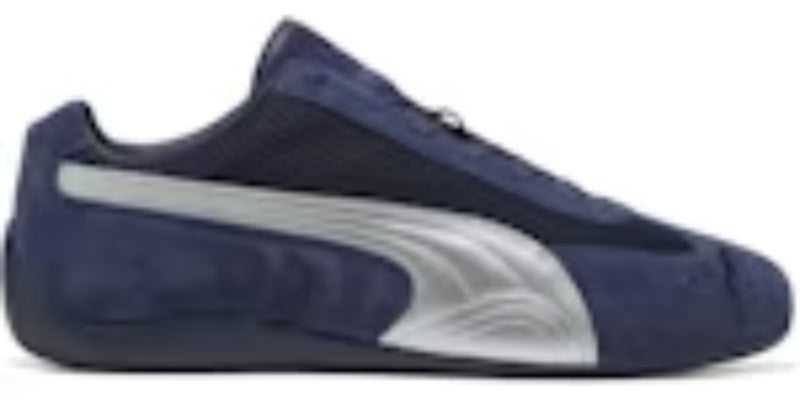 Men's Colourful Takkies P Speedcat Premium Navy Matte Silver Sneakers Shoes