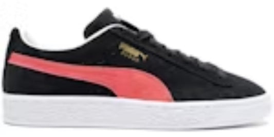 Women's Cute Takkies P Suede Classic 21 Black Paradise Pink Sneakers Shoes