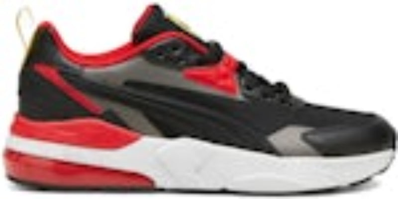Men's Takkies P Vis2K Scuderia Ferrari Black Rosso Corsa Sneakers Shoes