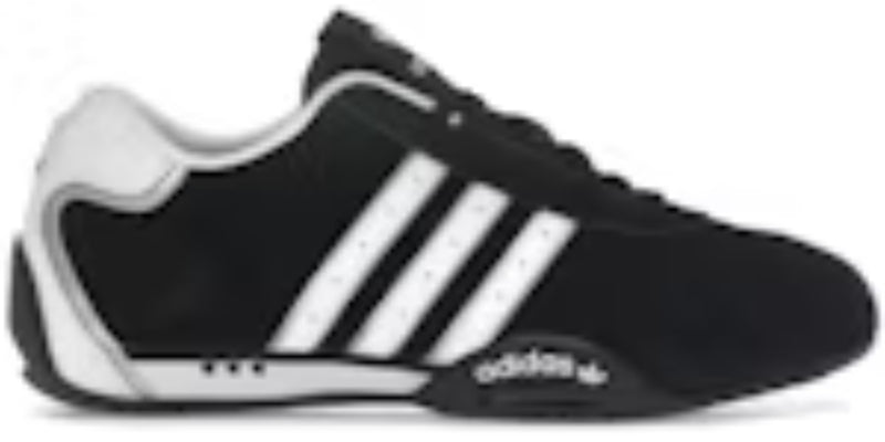 Funky Takkies Adi Racer Lo Core Black White Sneakers