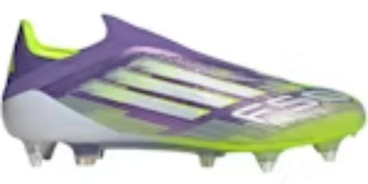 Best Takkies Walking F50 Elite Laceless SG Purple Rush Cloud White Lucid Lemon Sneakers