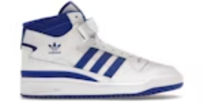 Shoes Takkies Forum Mid White Royal Sneakers