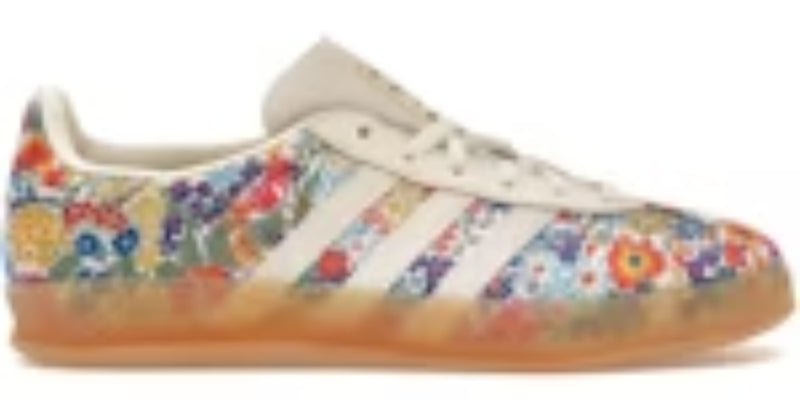Light Takkies Gazelle Indoor Liberty London Floral Embroidery Womens Sneakers
