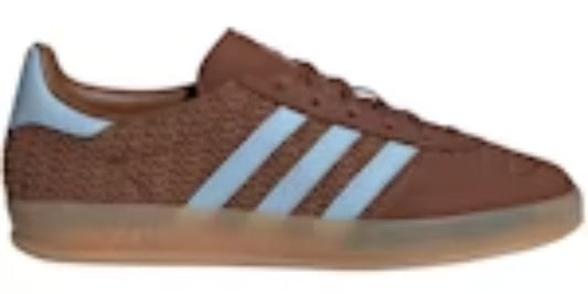 Walking Takkies Gazelle Indoor Preloved Brown Clear Sky Gum Womens Sneakers