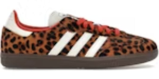 Takkies On Sale Saba OG Preloved Red Leopard Womens Sneakers