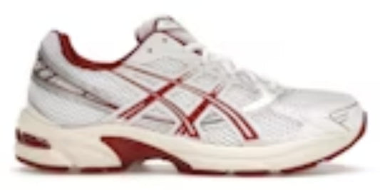 Women Sneakers Gel 1130 White Red Dahlia New Takkies