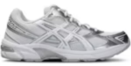 Women Sneakers Gel 1130 White Silver Plain Takkies