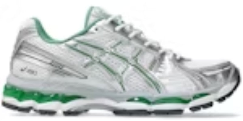 Men Sneakers Gel Kayano 12.1 Silver Green Best Takkies