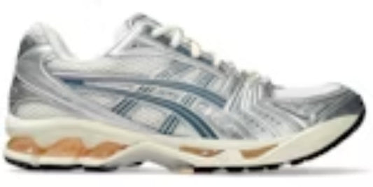 Men Sneakers Gel Kayano 14 Birch Pure Silver Teal Gold Cute Takkies