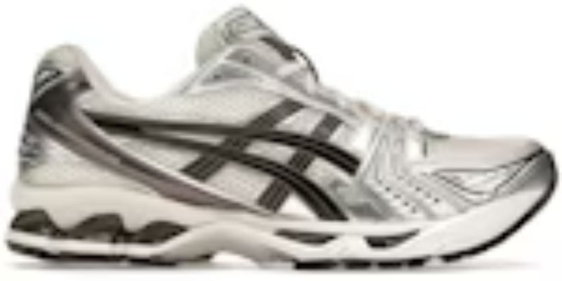 Men Sneakers Gel Kayano 14 Cream Black Metallic Plum Plain Takkies