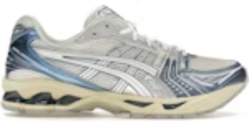 Men Sneakers Gel Kayano 14 Cream Metallic Blue Safety Takkies