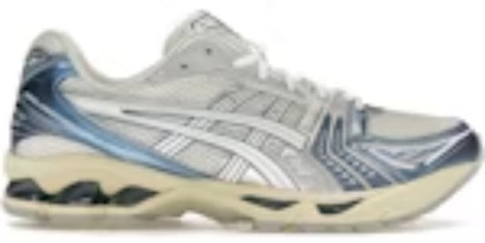 Men Sneakers Gel Kayano 14 Cream Metallic Blue Safety Takkies