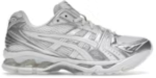 Men Sneakers Gel Kayano 14 JJJJound Silver White Takkies Shoes