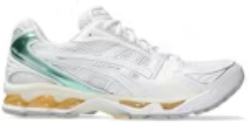 Men Sneakers Gel Kayano 14 White Mint Gold Cheap Takkies