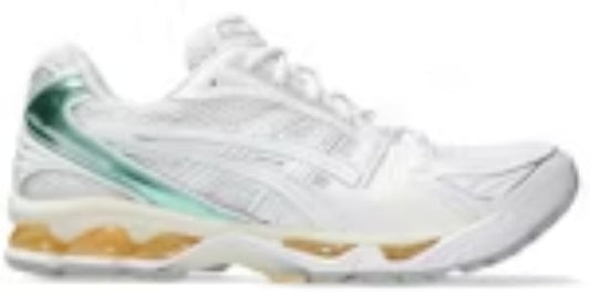 Men Sneakers Gel Kayano 14 White Mint Gold Cheap Takkies